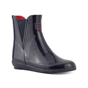 CHARTER CLUB Womens Navy Goring Cloudburst Round Toe Rain Boots 5 M